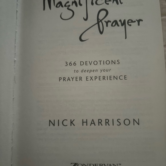 Magnificent Prayer: 366 Devotions to Deepen Your Prayer Experience Hardback - Picture 2 of 7